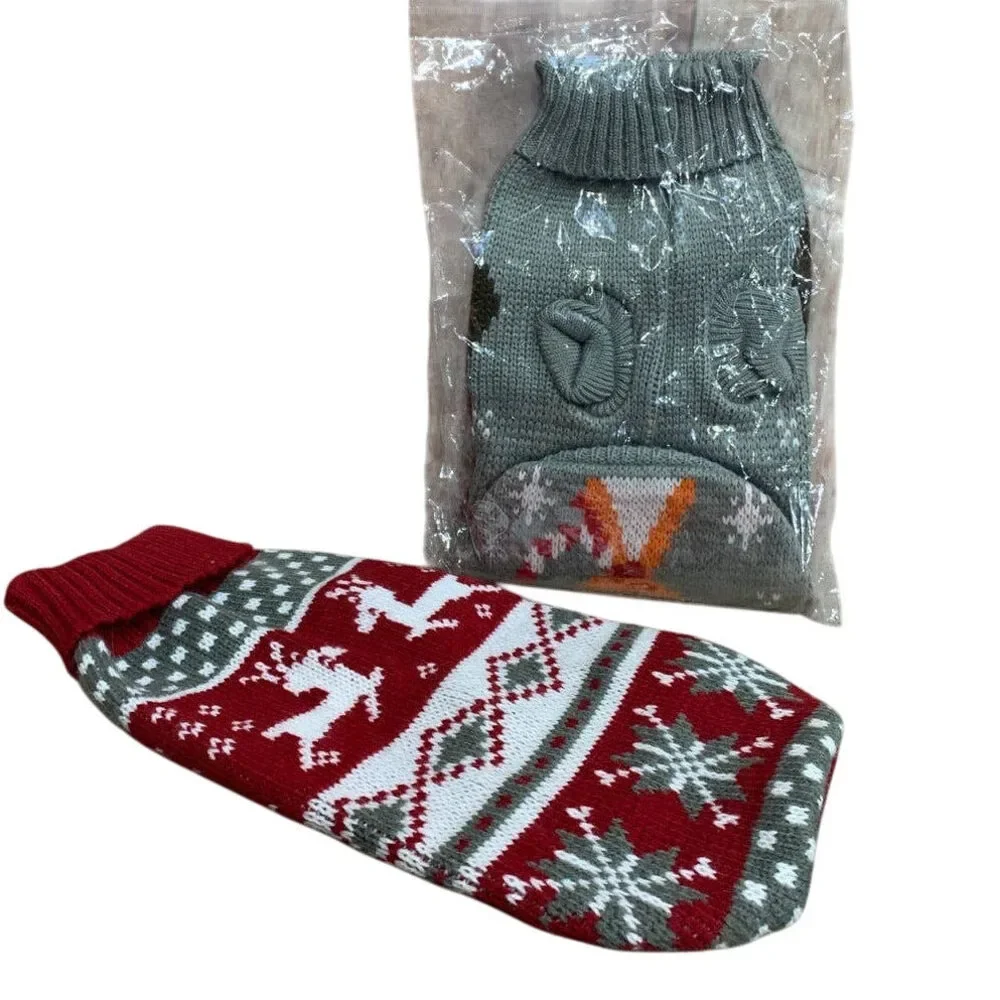Pair of New Small Cat or Dog Warm Turtleneck 10
